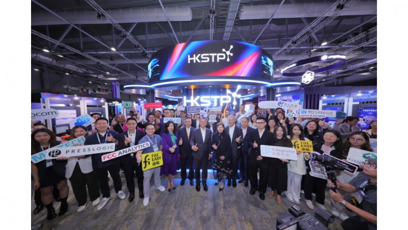 HKSTP Encapsulating Capabilities at FinTech Week 2024 As Financial Secretary Visits HKSTP Pavilion Prior to the Middle East Delegation