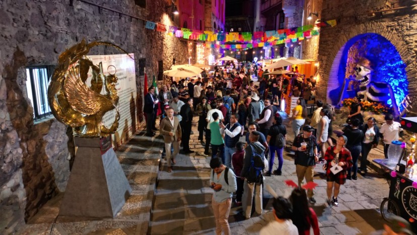 Artistic phoenix sculpture from west China’s Fengdu County unveiled in Mexico’s Guanajuato