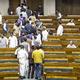 Opposition walks out during FM Nirmala Sitharaman’s Budget speech